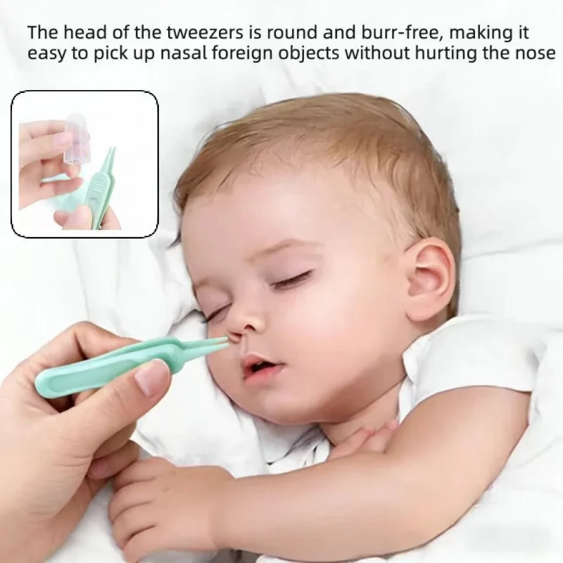 Kit de higiene para bebés con limpiador nasal y pinzas seguras - imagen 5