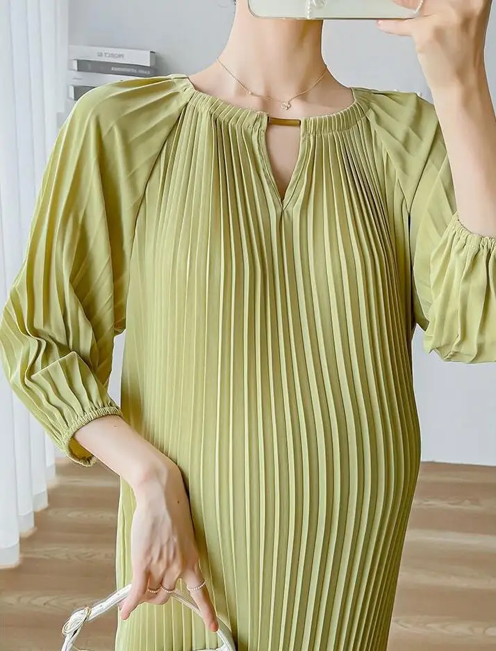 Vestido puesto en entorno casual
