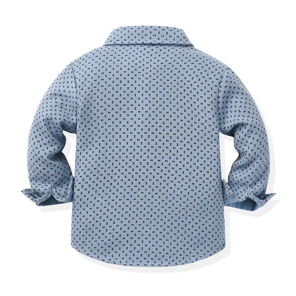 Conjunto infantil de tirantes con camisa manga larga para niño - imagen 2