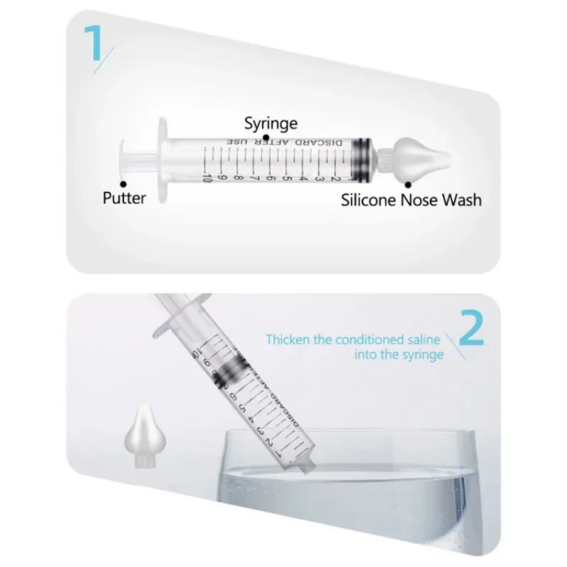 Aspirador nasal Babi bebé – Limpiador suave rinitis infantil - imagen 2