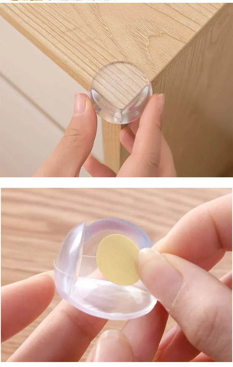 Almohadillas angulares de silicona para bordes