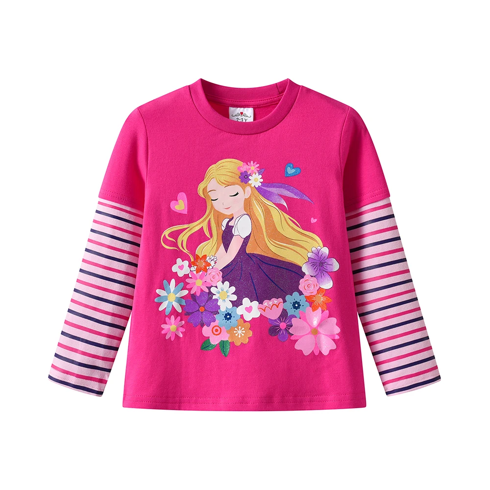 DXTON conjunto otoño para niña de punto a rayas manga larga - imagen 4