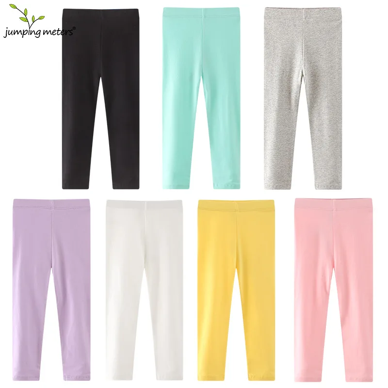Leggings ajustados de algodón para niñas pequeñas