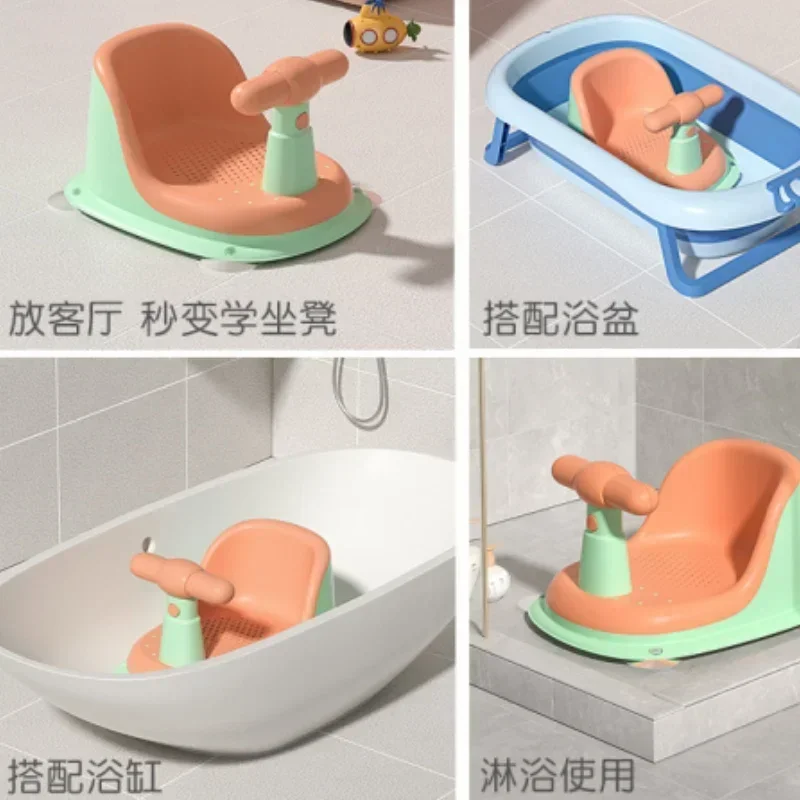 Asiento de baño antideslizante con ventosa para bebé - imagen 5
