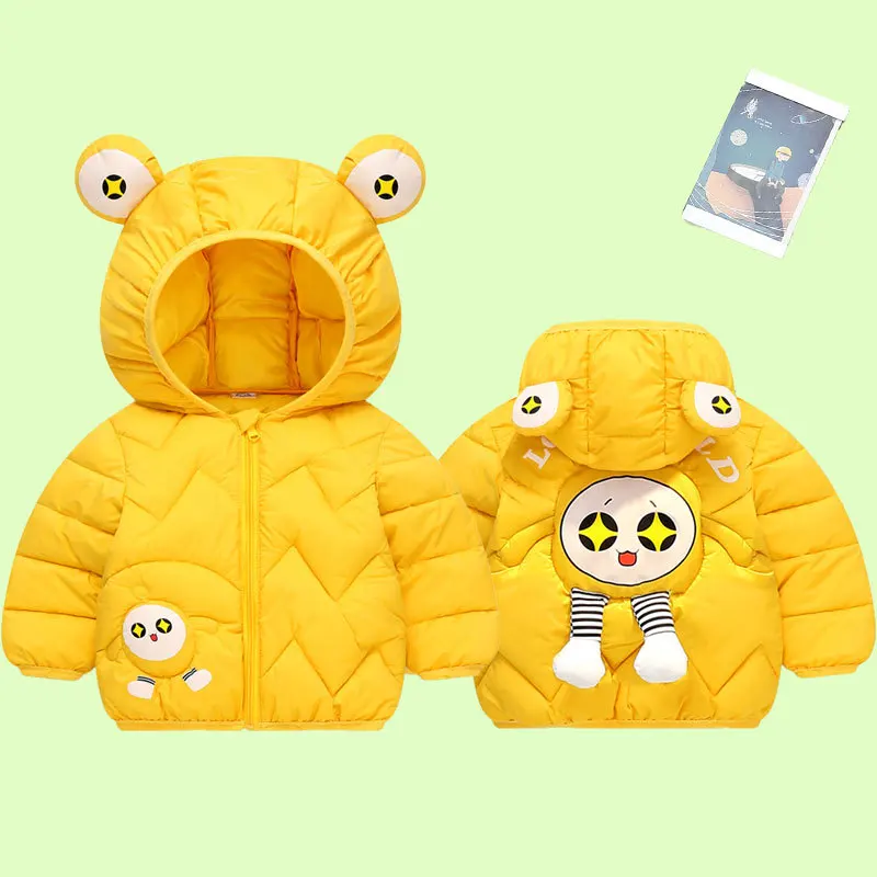 Chaqueta acolchada con capucha y cremallera ligera para niños y niñas - imagen 3