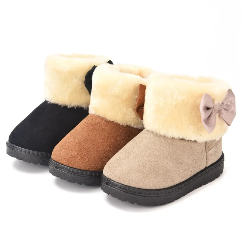 Botas de nieve niña impermeables con forro cálido - imagen 3
