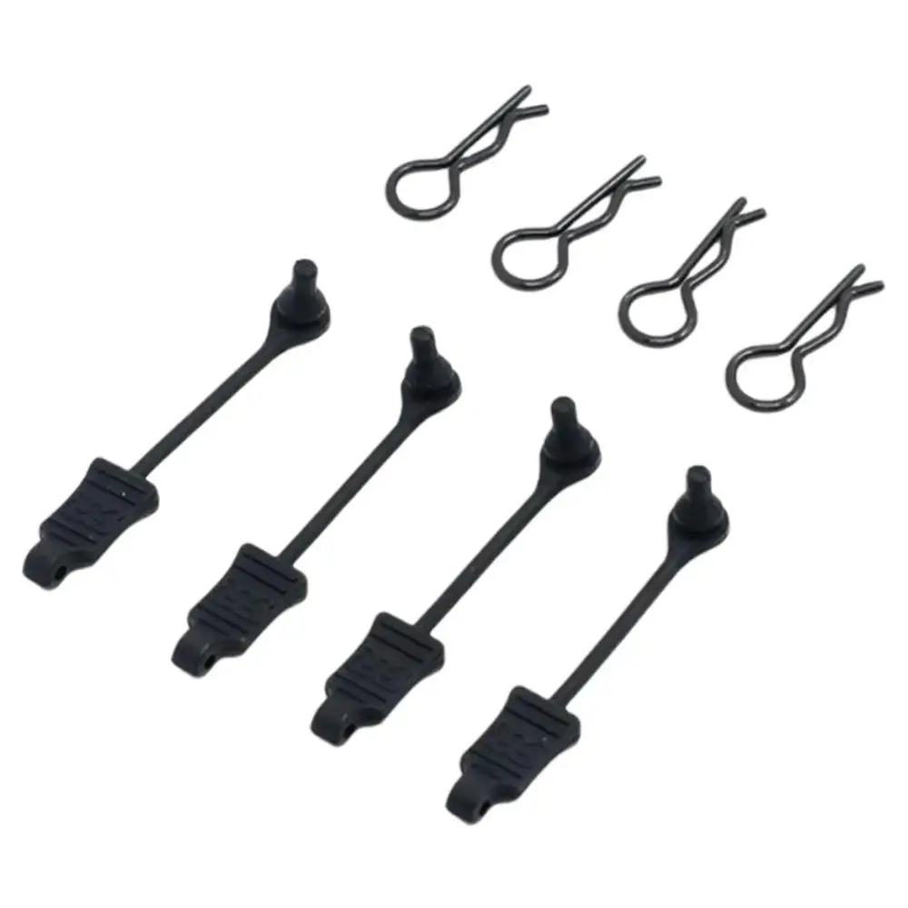 Clips elásticos de fijación para carrocería RC negra - imagen 5