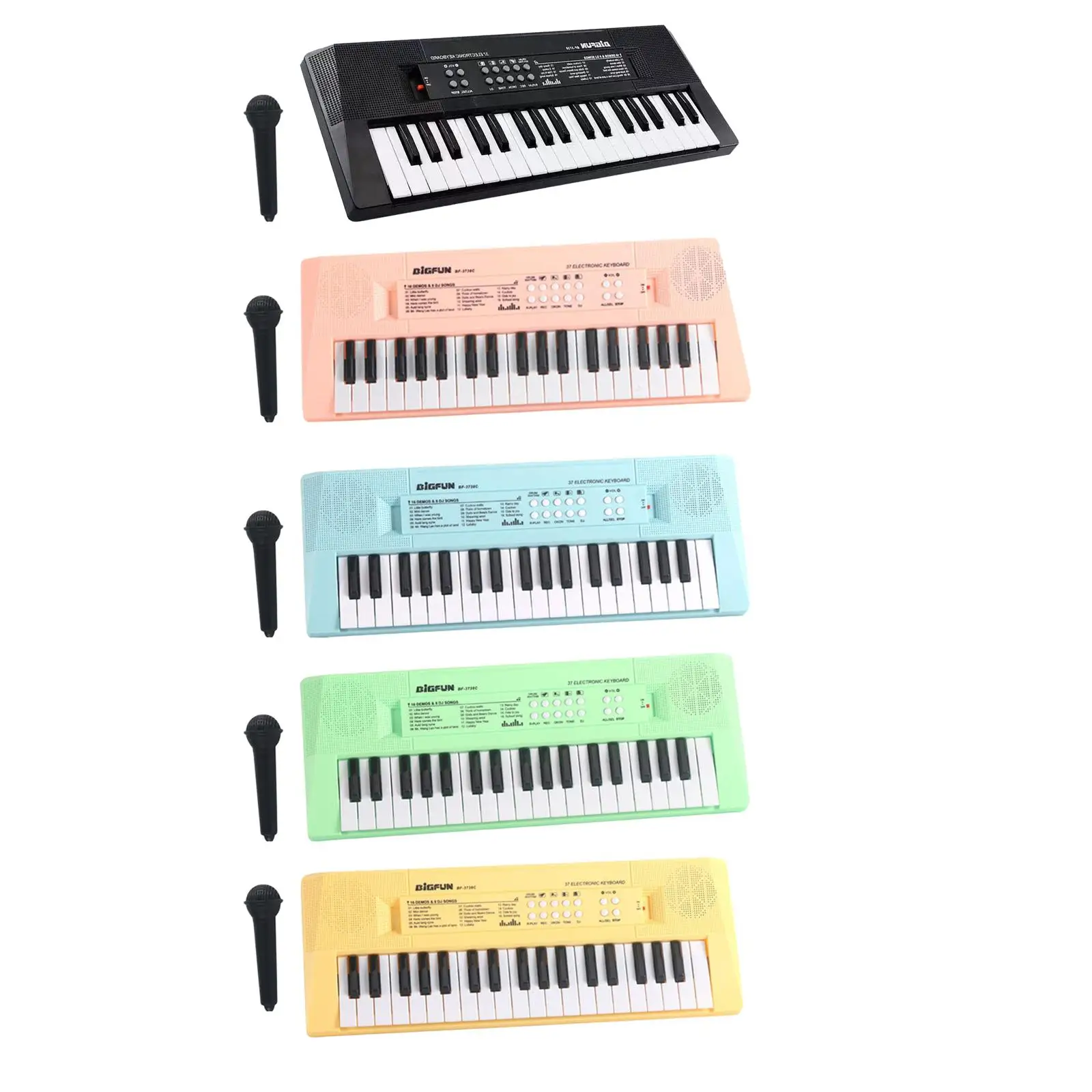 Teclado de piano infantil con altavoz integrado educativo - imagen 3