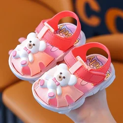 Sandalias de bebé antideslizantes en goma suave para niños y niñas