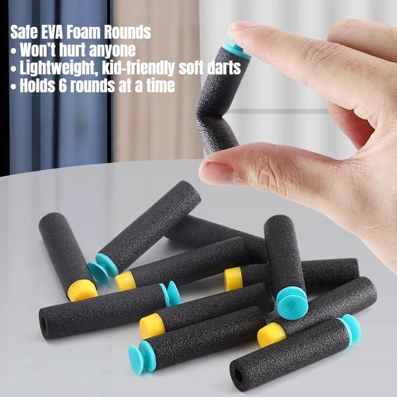 Gatling Soft Bullet Blaster pistola de dardos suave infantil - imagen 2