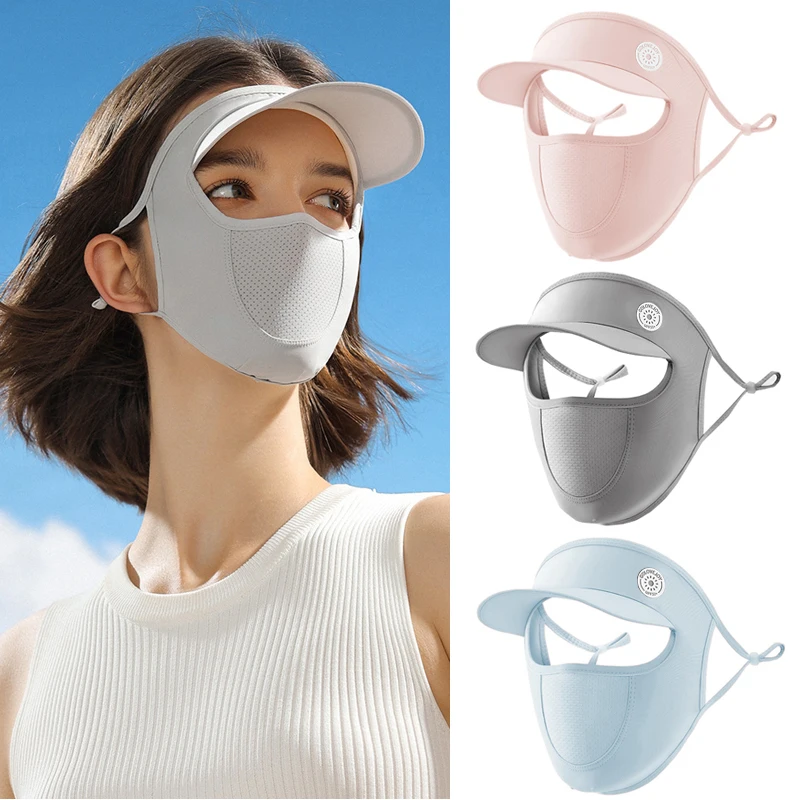 Ice Sense Facekini mascarilla facial solar transpirable, elástica - imagen 3