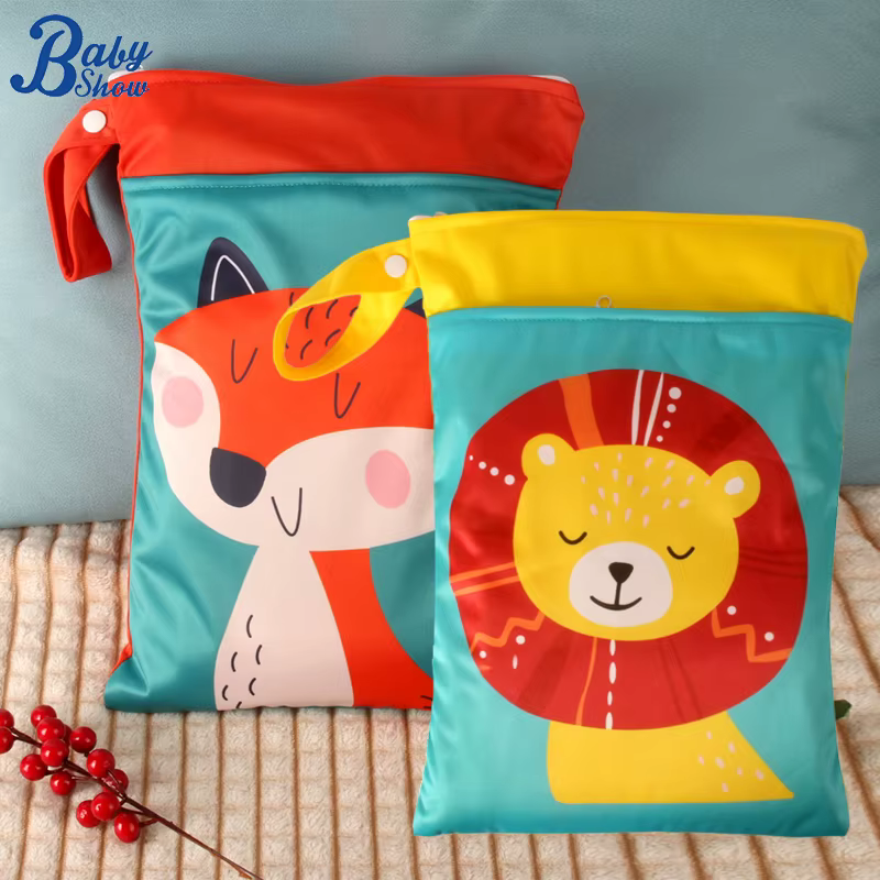Babyshow Bolsa de Pañales Impermeable Reutilizable – Doble Cremallera