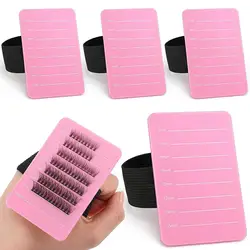 Paleta acrílica para extensiones de pestañas con correa ajustable
