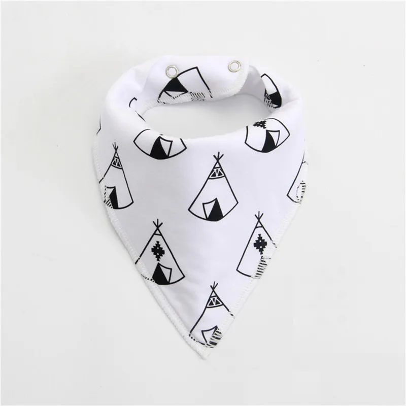 Baberos bandana de algodón doble capa para bebé reutilizables - imagen 4