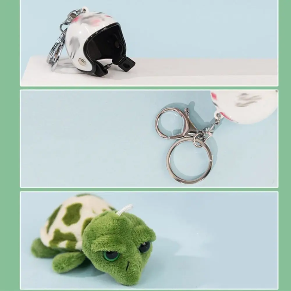 Llavero de algodón con tortuga marina estilo coreano para casco - imagen 4