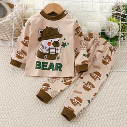 Pijamas infantil unisex – Estampado dinosaurios para primavera y otoño