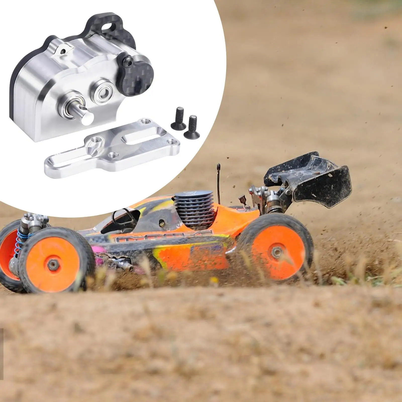 Caja de cambios ligera de aluminio CNC para crawler RC SCX - imagen 3