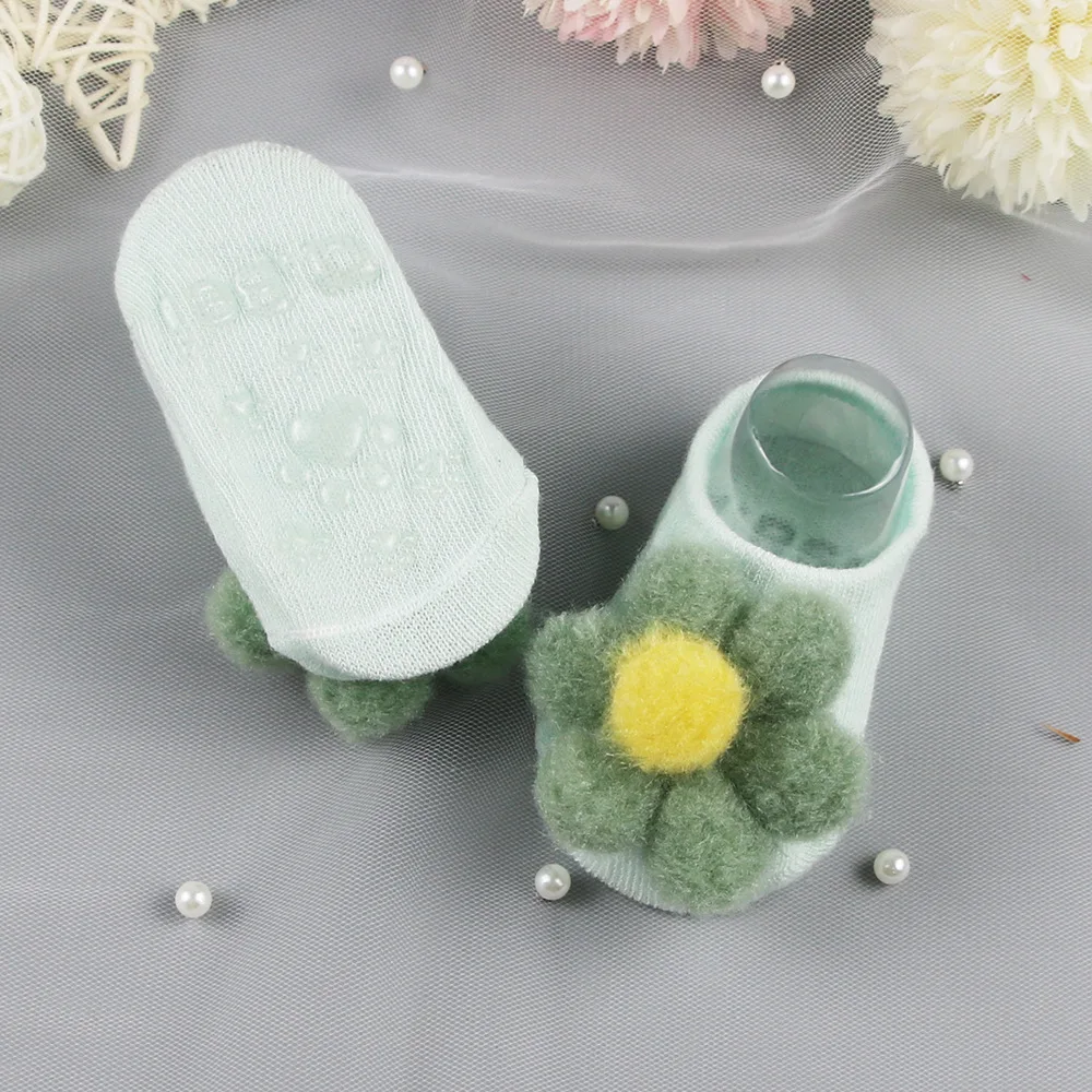 Calcetines antideslizantes con lazo 3D en lazo de muñeca