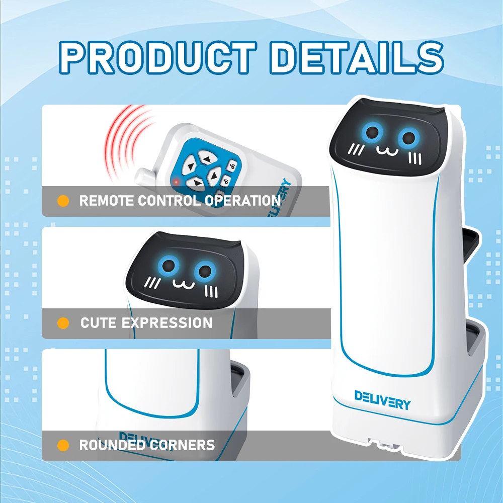 Robot de control remoto de servicio con luces y sonido