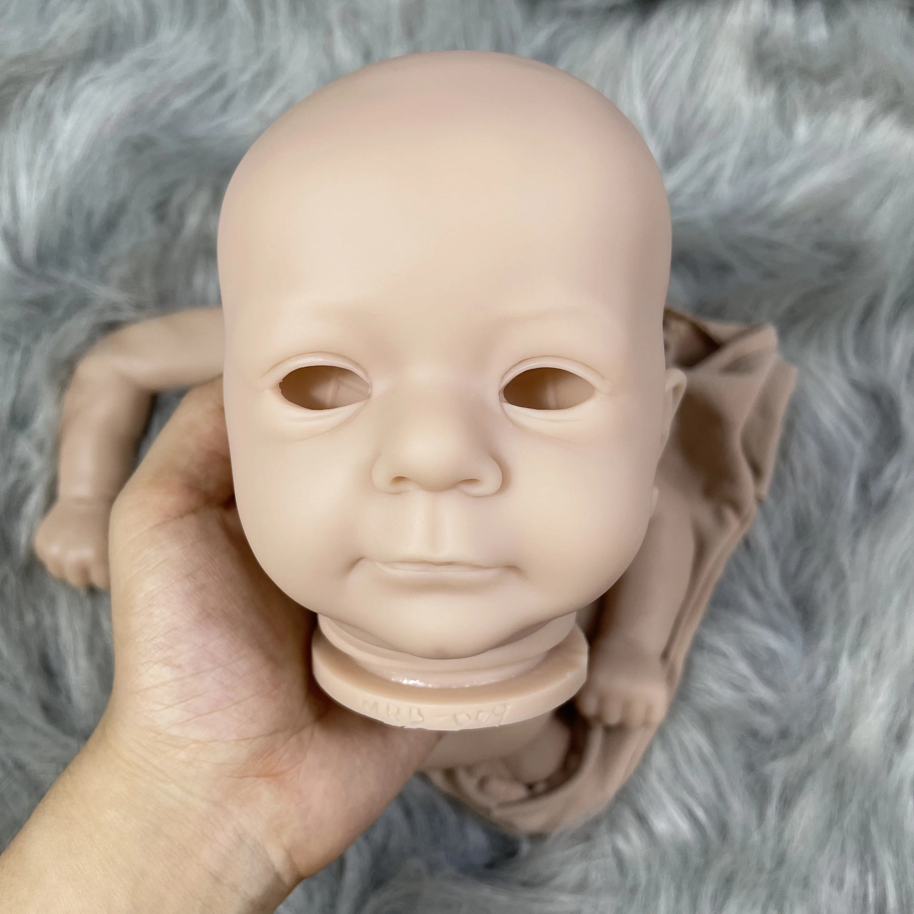 Kit Reborn Felicia – Muñeca vinilo 19 pulgadas DIY para pintar - imagen 4