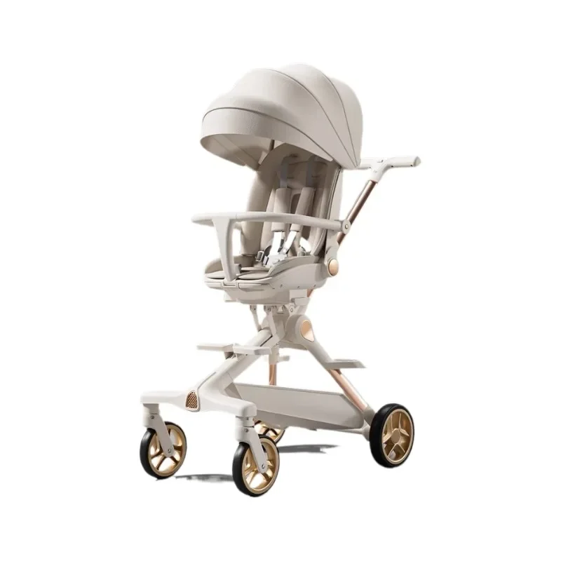 Silla de paseo ligera de cuatro ruedas con manillar ajustable - imagen 5