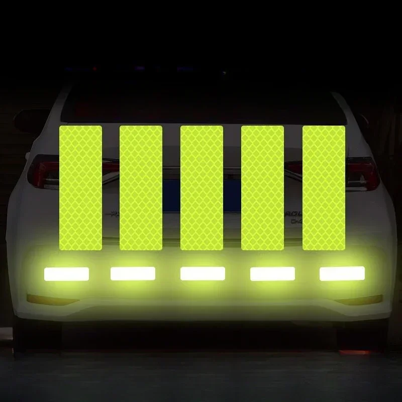 Pegatinas reflectantes de seguridad para parachoques del coche - imagen 2