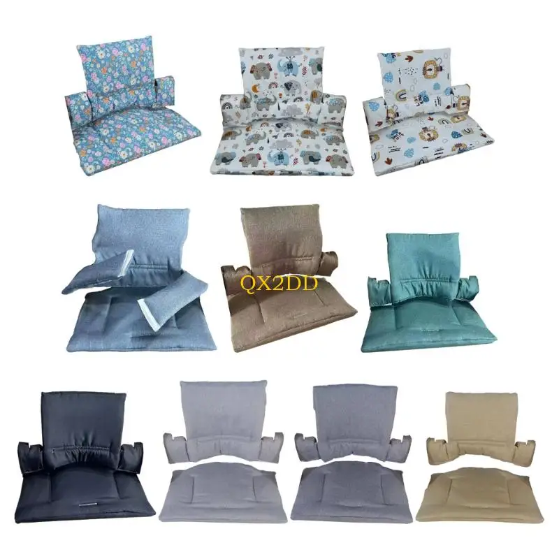 Cojín para silla de comer bebé - funda suave, cómoda y práctica - imagen 5