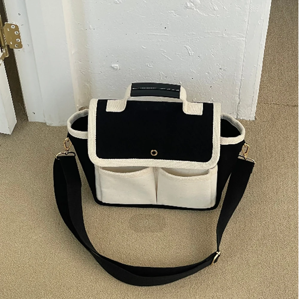 Bolsa de pañales impermeable de gran capacidad con bolsillo térmico - imagen 2