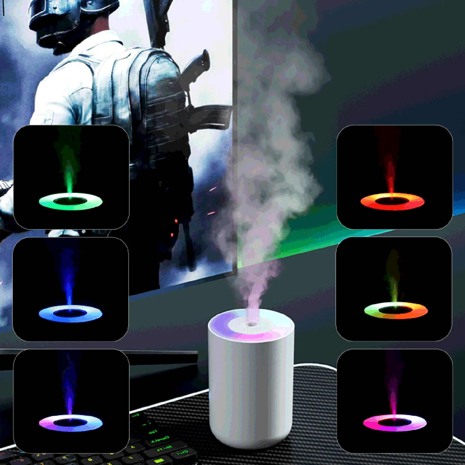 Luz LED multicolor para ambiente personalizado