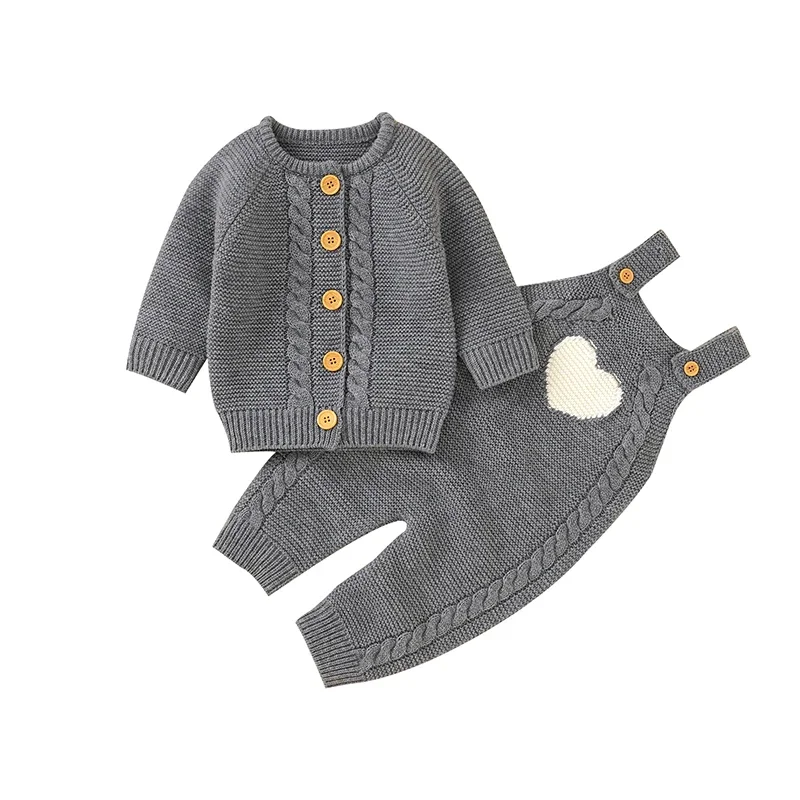 Conjunto de ropa para bebé: cárdigan y pelele 0-18M