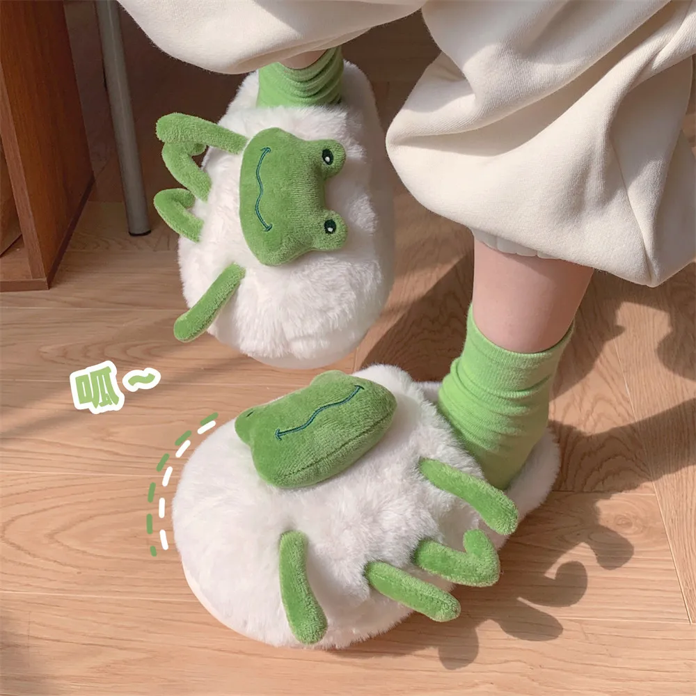 Pantuflas de rana LORGL detalle frontal