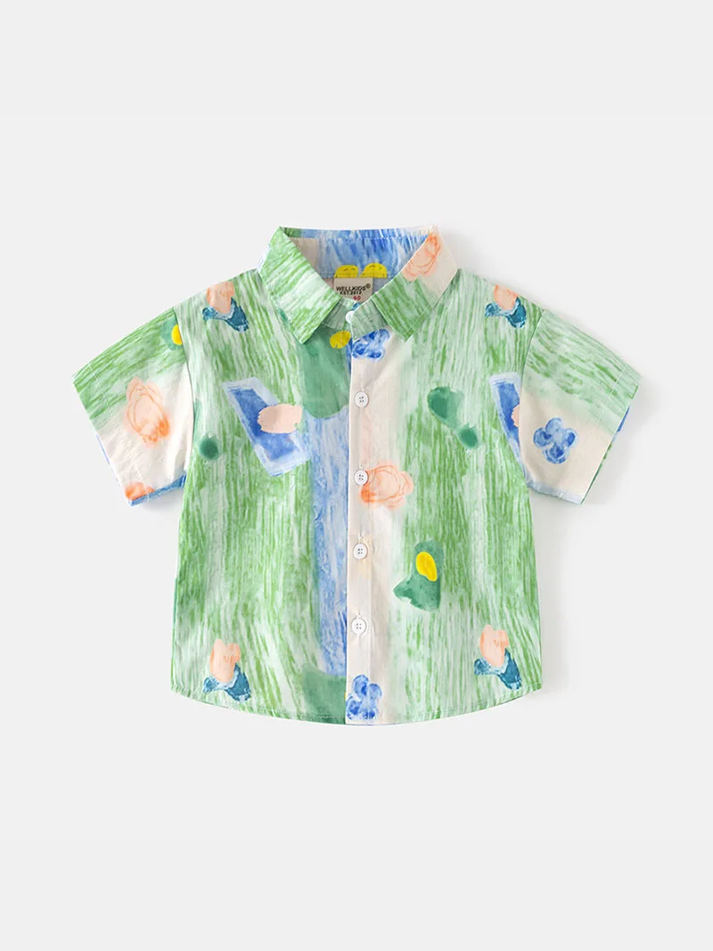 MILANCEL blusa infantil rayas - Manga corta verano - imagen 3