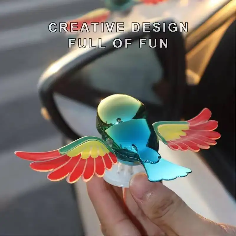 Adorno coche pájaro volador plástico decoración enchufable Feng Shui - imagen 4