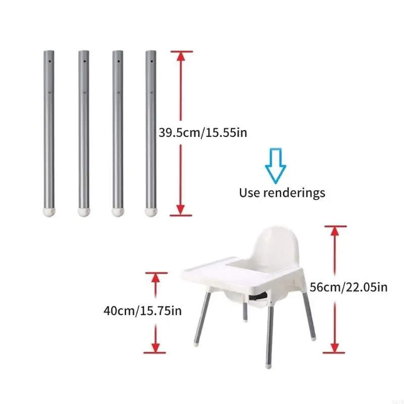 Elevadores de altura para silla de bebé IKEA Antilop, ajustables - imagen 2