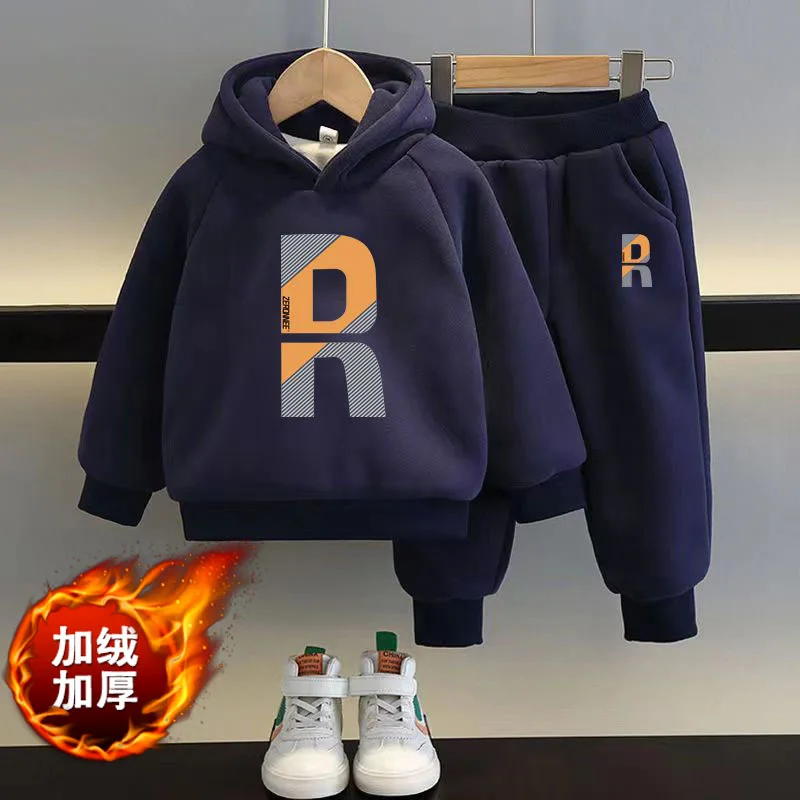 Conjunto sudadera y pantalón de algodón para niño otoño-invierno - imagen 5