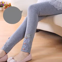 Leggings de algodón para niñas estampado de dibujos animados