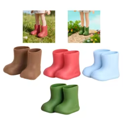 Botas de lluvia impermeables para muñecas Ob11 BJD miniatura