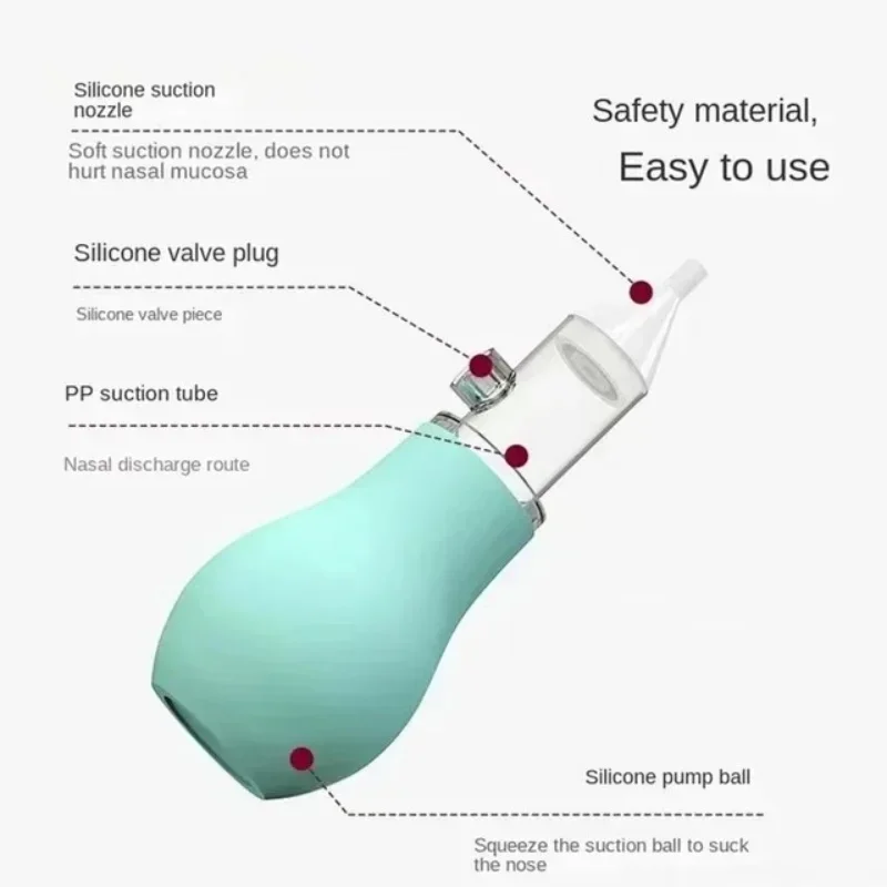 Aspirador nasal para bebé con irrigación suave y cuidado higiénico - imagen 2