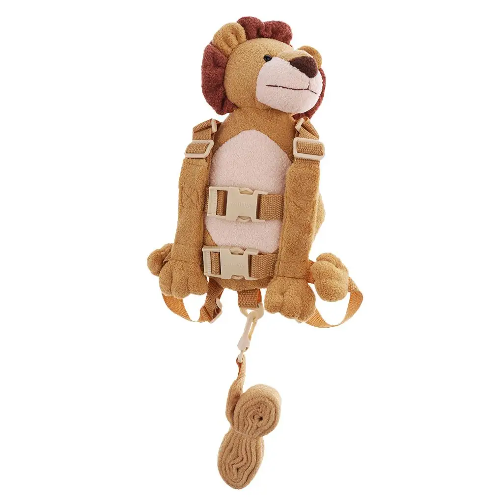Arnés antipérdida ajustable para bebés con mochila de peluche - imagen 2