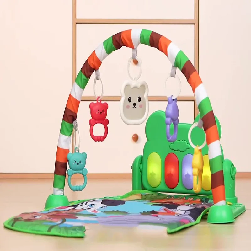 Gimnasio para bebé con piano y actividades de gateo - imagen 5
