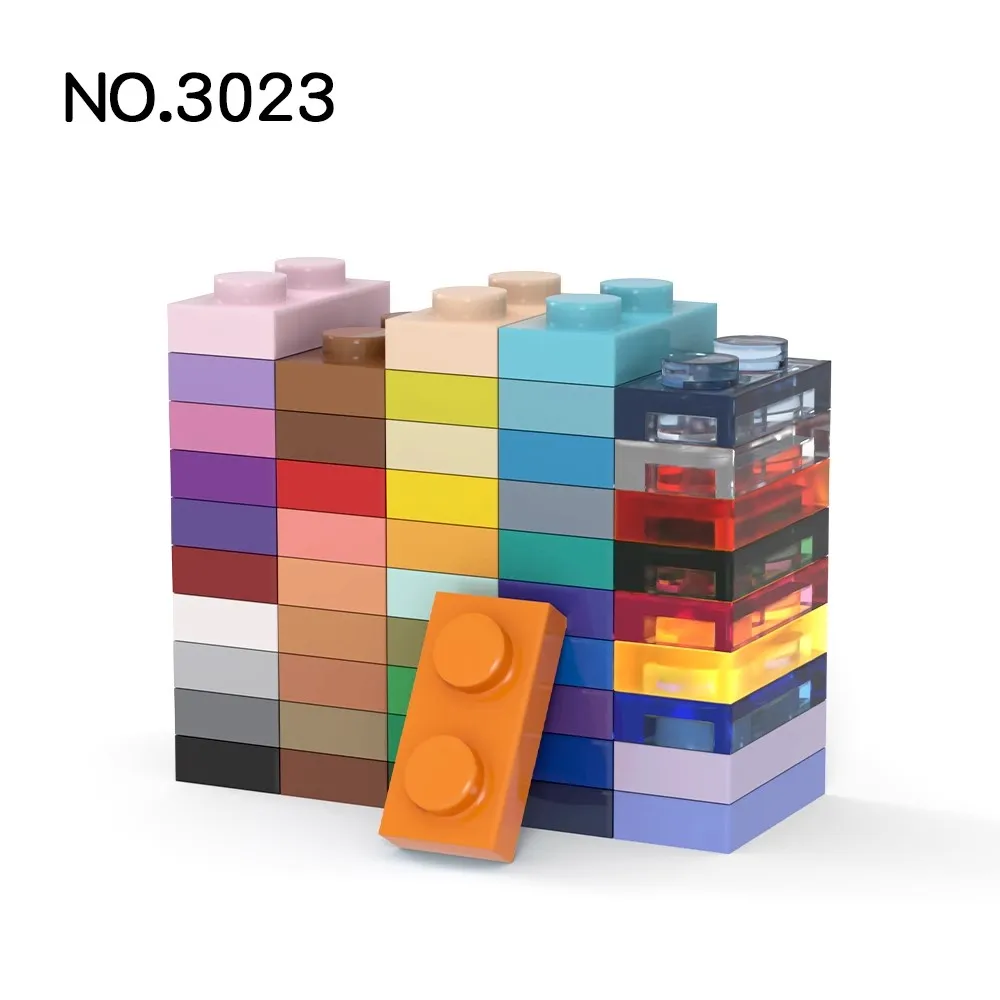 MOC 3023 Ladrillos 1x2 compatibles - Juguete educativo para niños - imagen 3