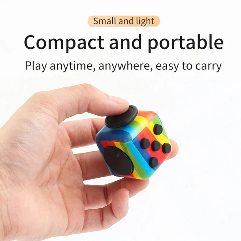 Cubo Fidget antiestrés para niños – Descompresión infinita educativo - imagen 2