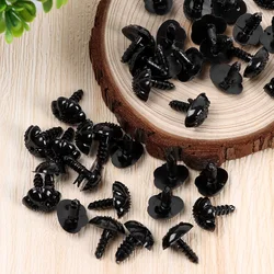 Nariz de seguridad para peluches en negro, manualidades infantiles