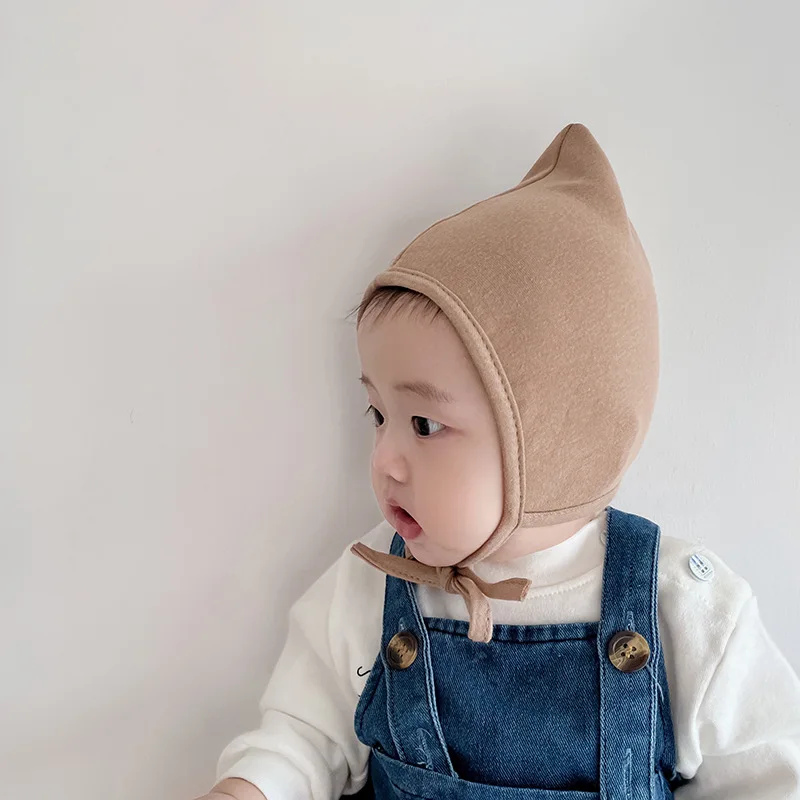 Gorro de bebe suave de algodon con diseno elfo para 0-12 meses