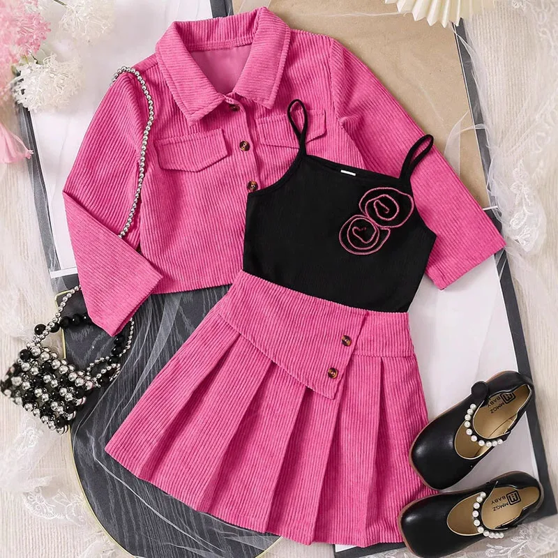 Conjunto de pana manga larga para niño - imagen 3