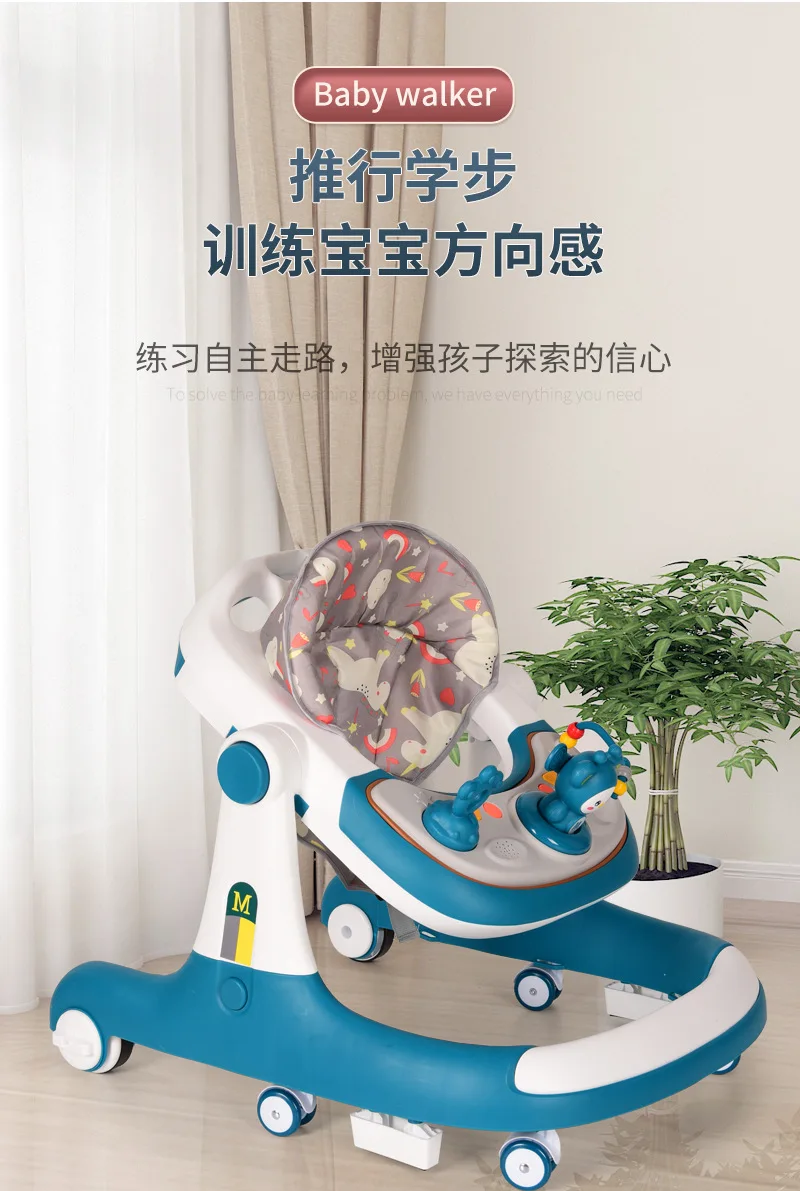 Carrito infantil para empujar con uso intuitivo