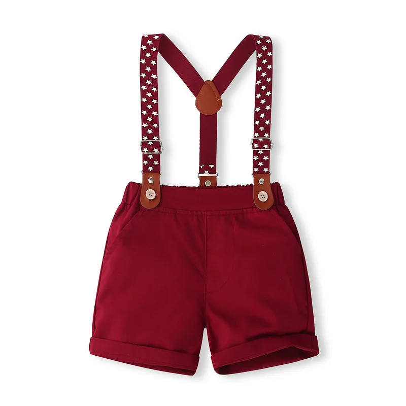 Conjunto de verano para niño pequeño con corbata de caballero - imagen 4