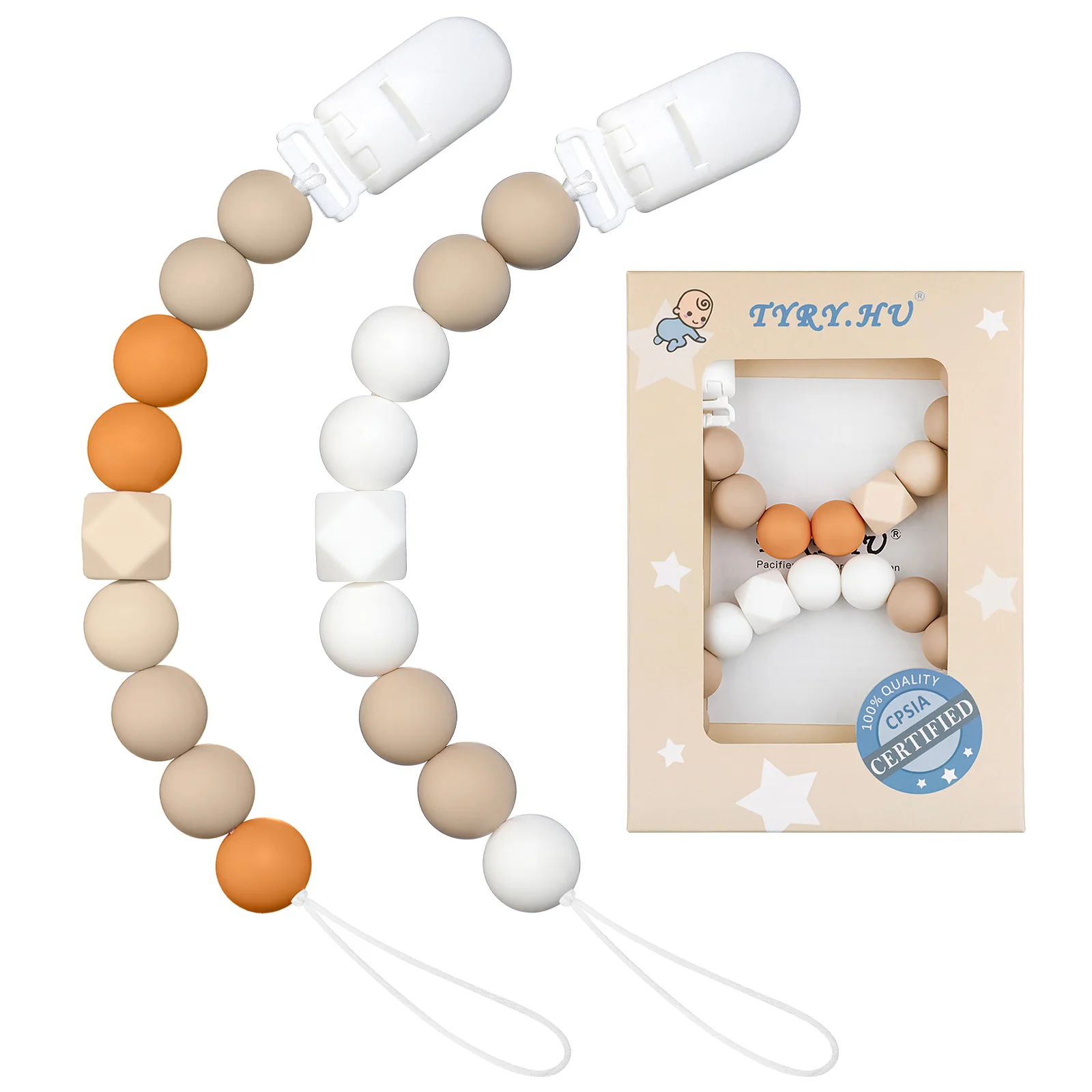 Set de chupete y accesorios para dentición