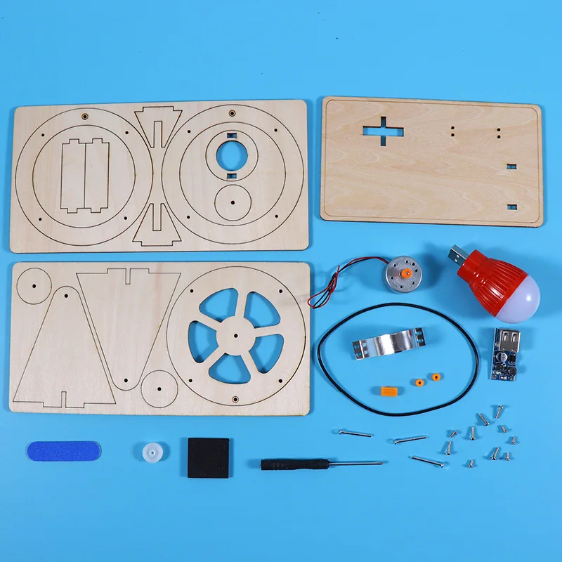 Generador manual infantil: kit de ciencias para aprender creando - imagen 3