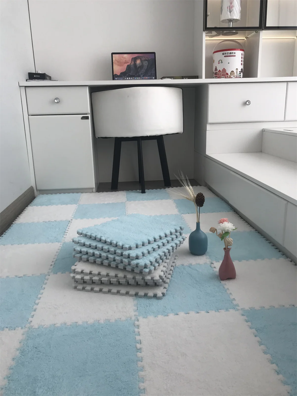 Conexión tipo puzzle para ampliar la zona de juego